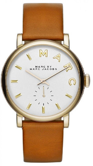  Shop Authentic Marc Jacobs Baker White Dial Brown Leather Strap Watch for Womern - MBM1316 - Luxxuri