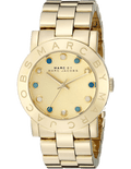  Shop Authentic Marc Jacobs Amy Dexter Gold Dial Gold Steel Strap Watch for Women - MBM3215 - Luxxuri