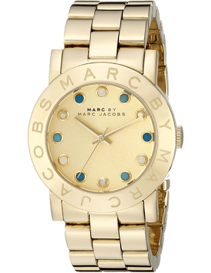  Shop Authentic Marc Jacobs Amy Dexter Gold Dial Gold Steel Strap Watch for Women - MBM3215 - Luxxuri