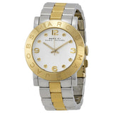  Shop Authentic Marc Jacobs Amy Silver Dial Two Tone Steel Strap Watch for Women - MBM3139 - Luxxuri
