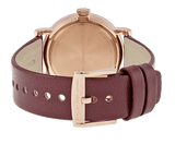  Shop Authentic Marc Jacobs Baker Maroon Dial Maroon Leather Strap Watch for Women - MBM1267 - Luxxuri