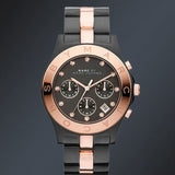  Shop Authentic Marc Jacobs Blade Chronograph Grey Dial Two Tone Steel Strap Watch for Women - MBM3180 - Luxxuri