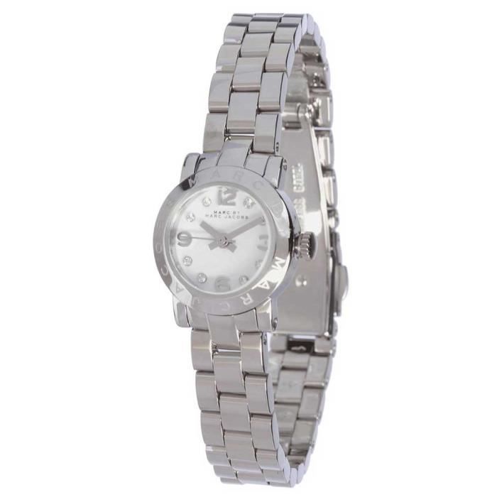  Shop Authentic Marc Jacobs Amy Dinky White Dial Silver Steel Strap Watch for Women - MBM3225 - Luxxuri