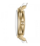  Shop Authentic Marc Jacobs Roxy White Dial White Leather Strap Watch for Women - MJ1607 - Luxxuri