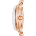 Marc Jacobs Betty White Dial Rose Gold Steel Strap Watch for Women - MJ3496