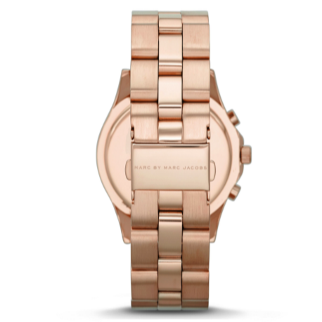  Shop Authentic Marc Jacobs Blade Chronograph Brown Dial Rose Gold Steel Strap Watch for Women - MBM3308 - Luxxuri