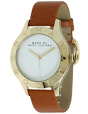  Shop Authentic Marc Jacobs Blade White Dial Brown Leather Strap Watch for Women - MBM1218 - Luxxuri