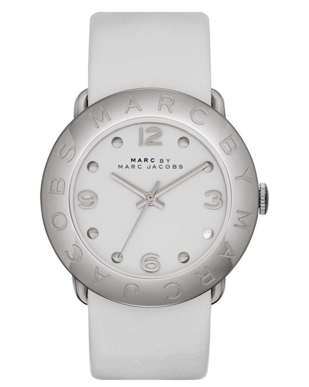  Shop Authentic Marc Jacobs Blade White Dial White Leather Strap Watch for Women - MBM1223 - Luxxuri