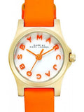  Shop Authentic Marc Jacobs Henry Dinky White Dial Orange Leather Strap Watch for Women - MBM1236 - Luxxuri