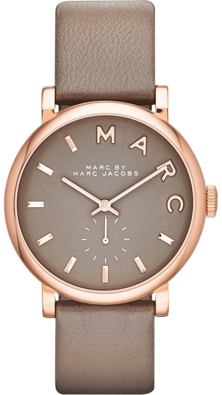  Shop Authentic Marc Jacobs Baker Grey Dial Grey Leather Strap Watch for Women - MBM1266 - Luxxuri