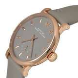  Shop Authentic Marc Jacobs Baker Grey Dial Grey Leather Strap Watch for Women - MBM1266 - Luxxuri