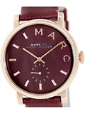  Shop Authentic Marc Jacobs Baker Maroon Dial Maroon Leather Strap Watch for Women - MBM1267 - Luxxuri