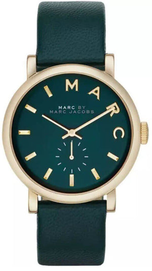  Shop Authentic Marc Jacobs Baker Green Dial Green Leather Strap Watch for Women - MBM1268 - Luxxuri