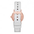 Marc Jacobs Baker White Dial White Leather Strap Watch for Women - MBM1284