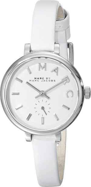  Shop Authentic Marc Jacobs Sally White Dial White Leather Strap Watch for Women - MBM1350 - Luxxuri