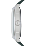 Marc Jacobs Tether Transparent Green Dial Green Leather Strap Watch for Women - MBM1378