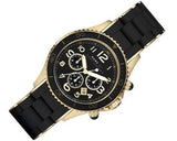  Shop Authentic Marc Jacobs Rock Chronograph Black Dial Black Silicone Strap Watch for Women - MBM2552 - Luxxuri