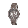 Marc Jacobs Rock Chronograph Grey Dial Grey Silicone Strap Watch for Women - MBM2595