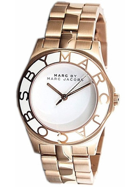  Shop Authentic Marc Jacobs Blade White Dial Gold Steel Strap Watch for Women - MBM3050 - Luxxuri