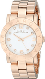  Shop Authentic Marc Jacobs Amy White Dial Rose Gold Steel Strap Watch for Women - MBM3077 - Luxxuri