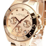  Shop Authentic Marc Jacobs Blade Chronograph Rose Gold Dial Rose Gold Steel Strap Watch for Women - MBM3102 - Luxxuri