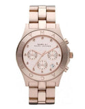  Shop Authentic Marc Jacobs Blade Chronograph Rose Gold Dial Rose Gold Steel Strap Watch for Women - MBM3102 - Luxxuri