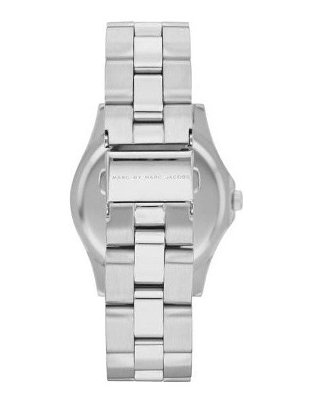 Marc Jacobs Blade Chronograph Silver Dial Silver  Steel Strap Watch for Women - MBM3125