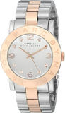  Shop Authentic Marc Jacobs Amy Silver Dial Two Tone Steel Strap Watch for Women - MBM3194 - Luxxuri