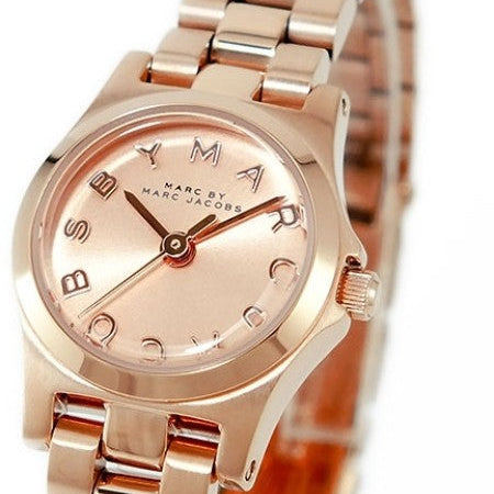  Shop Authentic Marc Jacobs Dinky Rose Gold Dial Rose Gold Steel Strap Watch for Women - MBM3200 - Luxxuri