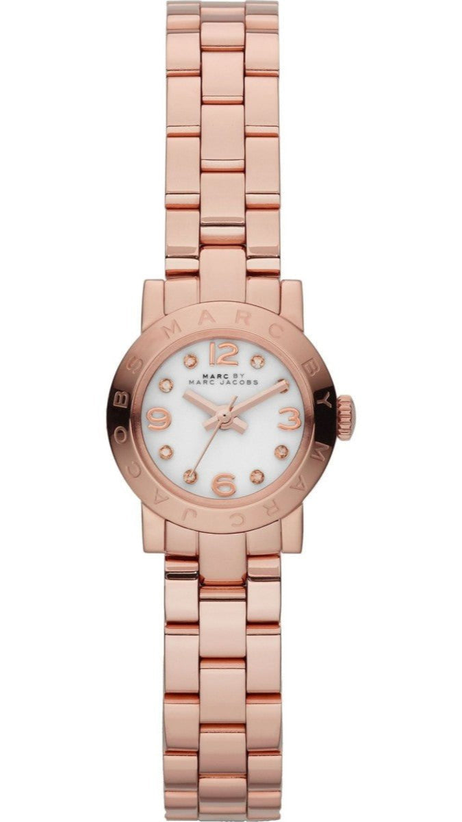  Shop Authentic Marc Jacobs Amy White Dial Rose Gold Steel Strap Watch for Women - MBM3227 - Luxxuri