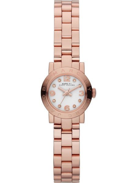  Shop Authentic Marc Jacobs Amy White Dial Rose Gold Steel Strap Watch for Women - MBM8613 - Luxxuri