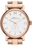  Shop Authentic Marc Jacobs Baker White Dial Rose Gold Steel Strap Watch for Women - MBM3248 - Luxxuri
