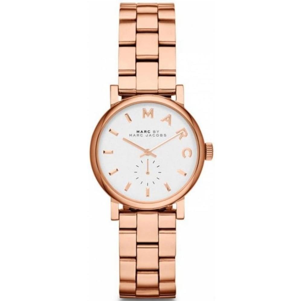  Shop Authentic Marc Jacobs Baker White Dial Rose Gold Steel Strap Watch for Women - MBM3248 - Luxxuri