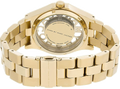 Marc Jacobs Henry Skeleton Gold Dial Gold Steel Strap Watch for Women - MBM3263