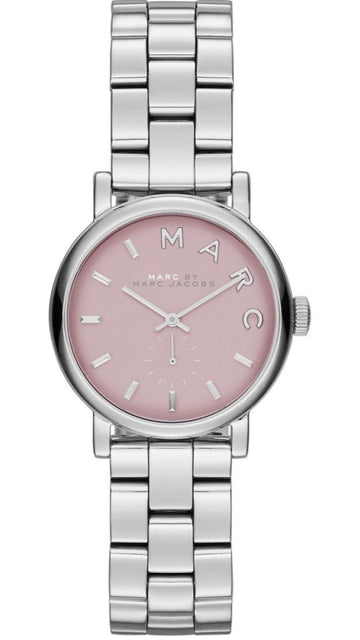  Shop Authentic Marc Jacobs Baker Pink Dial Silver Steel Strap Watch for Women - MBM3283 - Luxxuri