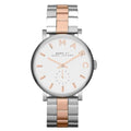  Shop Authentic Marc Jacobs Baker White Dial Two Tone Steel Strap Watch for Women - MBM3312 - Luxxuri