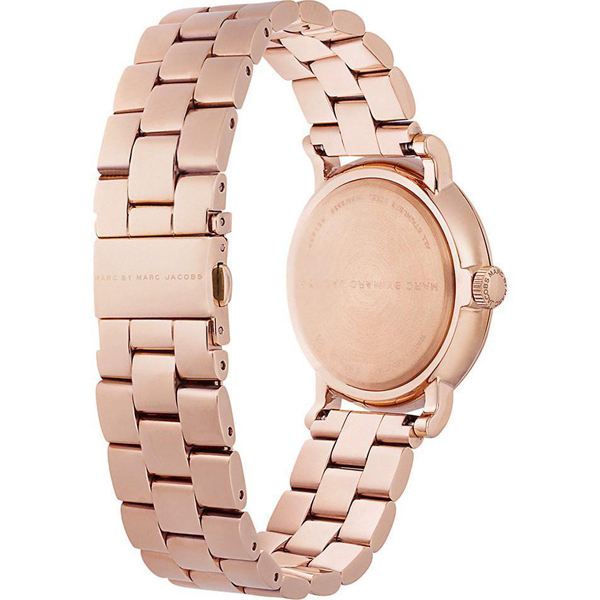  Shop Authentic Marc Jacobs Baker Blue Dial Rose Gold Steel Strap Watch for Women - MBM3330 - Luxxuri