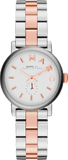  Shop Authentic Marc Jacobs Baker White Dial Two Tone Steel Strap Watch for Women - MBM3331 - Luxxuri