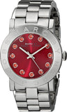  Shop Authentic Marc Jacobs Amy Red Dial Silver Steel Strap Watch for Women - MBM3333 - Luxxuri