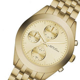  Shop Authentic Marc Jacobs Peeker Chronograph Gold Dial Gold Steel Strap Watch for Women - MBM3393 - Luxxuri