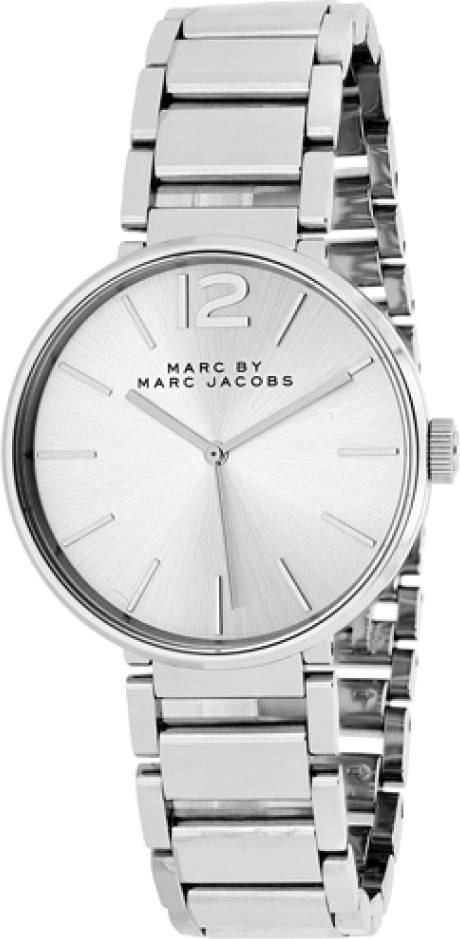 Marc Jacobs Peggy Silver Dial Silver Steel Strap Watch for Women - MBM3404