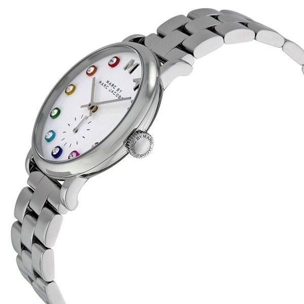  Shop Authentic Marc Jacobs Marc White Dial Silver Steel Strap Watch for Women - MBM3420 - Luxxuri