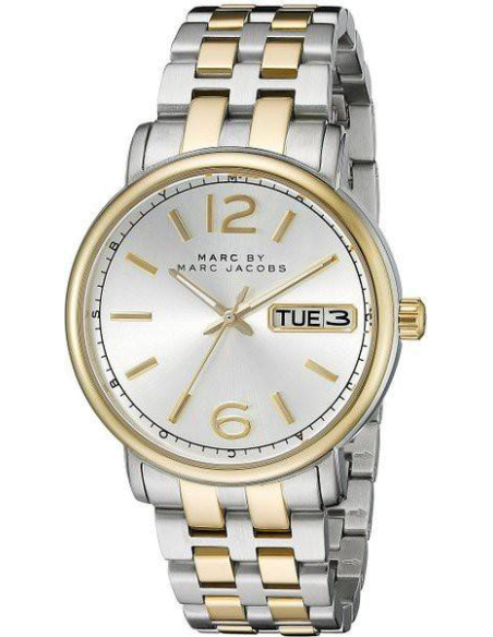  Shop Authentic Marc Jacobs Fergus Silver Dial Two Tone Steel Strap Watch for Women - MBM3426 - Luxxuri