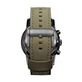  Shop Authentic Marc Jacobs Larry Chronograph Black Dial Grey Leather Strap Watch for Men - MBM5034 - Luxxuri