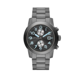  Shop Authentic Marc Jacobs Larry Chronograph Black Dial Grey Steel Strap Watch for Men - MBM5051 - Luxxuri
