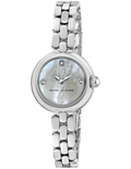 Marc Jacobs Courtney Mother of Pearl White Dial Silver Steel Strap Watch for Women - MJ3459