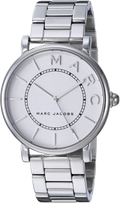Marc Jacobs Roxy White Dial Silver Steel Strap Watch for Women - MJ3521