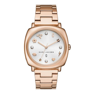  Shop Authentic Marc Jacobs Mandy White Dial Rose Gold Steel Strap Watch for Women - MJ3574 - Luxxuri