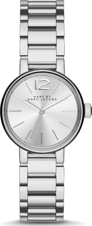  Shop Authentic Marc Jacobs Peggy Silver Dial Silver Steel Strap Watch for Women - MBM3404 - Luxxuri
