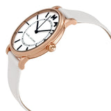  Shop Authentic Marc Jacobs Roxy White Dial White Leather Strap Watch for Women - MJ1562 - Luxxuri